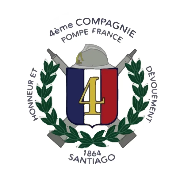 Logo 4ª Compañía del Cuerpo de Bomberos de Santiago